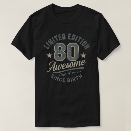 第80回ヴィンテージグラフィックTシャツの1つ Tシャツ (デザイン正面)