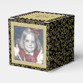 第80回写真保管 – ブラック/金ゴールド番号模様 フェイバーボックス (正面サイド)