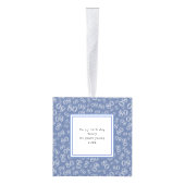 第80回写真保管 – 青/白ナンバパターン キューブオーナメント (右)