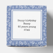 第80回写真保管 – 青/白ナンバパターン フェイバーボックス (上部)