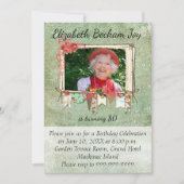 第80回生誕祭パーティーへの招待 招待状 (正面)