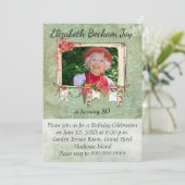 第80回生誕祭パーティーへの招待 招待状 (スタンド正面)