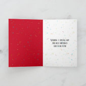 第80回誕生日パーティーマン・オン・バルーン カード (内部)