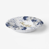 第80回誕生日パーティー海軍バルーン ペーパーボウル (傾斜あり)