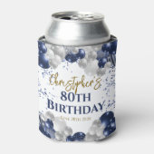 第80回誕生日パーティー海軍バルーン 缶クーラー (缶正面)