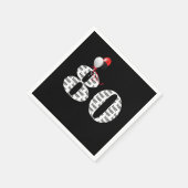 第80回誕生日パーティー風船 スタンダードカクテルナプキン (角)