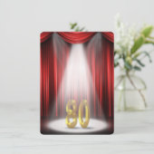 第80回誕生日会 招待状 (スタンド正面)