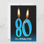 第80回誕生日会 招待状 (正面)