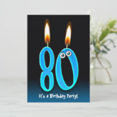 第80回誕生日会 招待状 (スタンド正面)