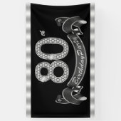 第80回誕生日会 横断幕 (縦)