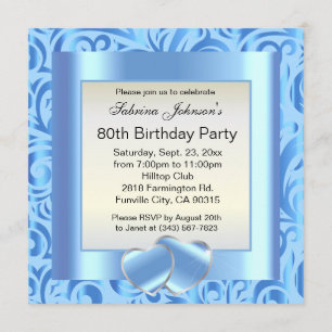 第80回誕生日会  DIY文字 招待状