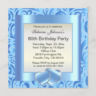第80回誕生日会 |DIY文字 招待状