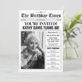 第80回誕生日招待状プログラム シーズンカード (スタンド正面)