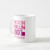 第80女性のための誕生日プレゼントのアイディア コーヒーマグカップ (正面左)
