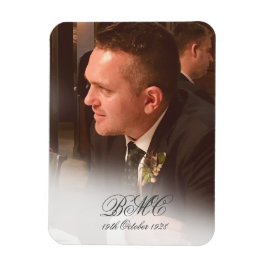 第80期男性誕生日シンプル写エレガント真 マグネット