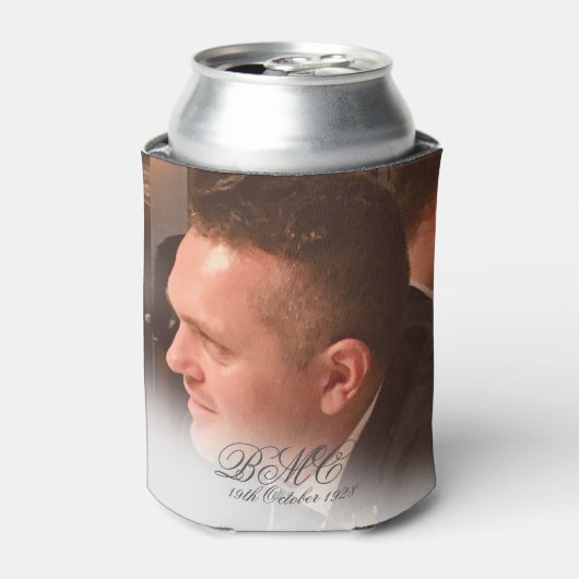 第80期男性誕生日シンプル写エレガント真 缶クーラー (缶正面)