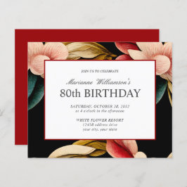 第80期誕生日フェミニンヴィンテージ花