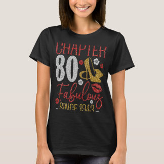 第80章1943年から80誕生日かわいい Tシャツ