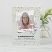 第80章 フォト 80歳の誕生日 招待状 (スタンド正面)