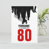 第80誕生会のスウィンガーのラットのパック 招待状 (スタンド正面)