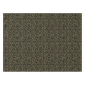 第80誕生会のテーマ、黒および金ゴールド テーブルクロス (正面(横))