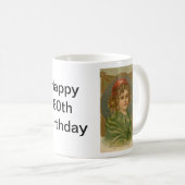 第80誕生日のマグ コーヒーマグカップ (正面右)