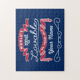 第80誕生日の世界の最も愛らしい80歳 ジグソーパズル