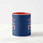 第80誕生日の世界の最も愛らしい80歳 マグカップ (中央)