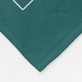 第80誕生日の世界の最も最高のですばらしい深緑色 フリースブランケット (角)