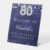 第80誕生日ブルーシルバースターズ歓迎パーティー 台座サイン (正面)