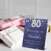 第80誕生日ブルーシルバースターズ歓迎パーティー 台座サイン