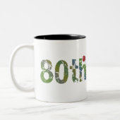 第80誕生日プレゼント ツートーンマグカップ (左)