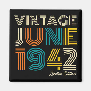 第80誕生日ヴィンテージ1942年6月限定版 マグネット
