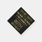 第80誕生日人類伝説 スタンダードカクテルナプキン (角)