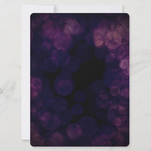 第80誕生日招待時間 招待状 (裏面)