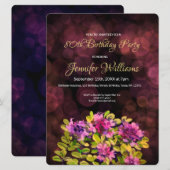 第80誕生日招待時間 招待状 (正面/裏面)