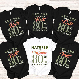 第80誕生日王 Tシャツ