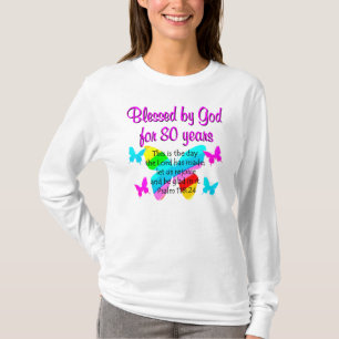 第80誕生日祈りの言葉 Tシャツ