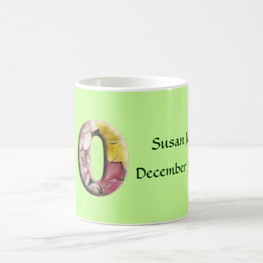 第80誕生日記念日のマイル標石のマグ コーヒーマグカップ (中央)