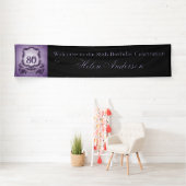 第80誕生祝いのカスタムな屋外の旗 横断幕 (インサイチュ)