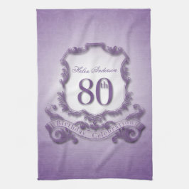 第80誕生祝いパーソナライズなK. Towel キッチンタオル