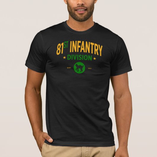 第81歩兵師団 – 米国軍隊 Tシャツ (正面)