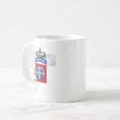 第82の落下傘兵、年長のジャンプの翼空輸 コーヒーマグカップ (正面左)