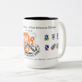 第82信号大隊歴史的コーヒーマグ#1 ツートーンマグカップ (正面右)