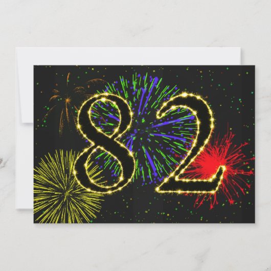 第82回バースデーパーティー招致 招待状 (正面)