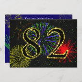 第82回バースデーパーティー招致 招待状 (正面/裏面)