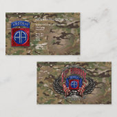 第82回機内カスタマイズ可能迷彩柄名刺 名刺 (正面/裏面)