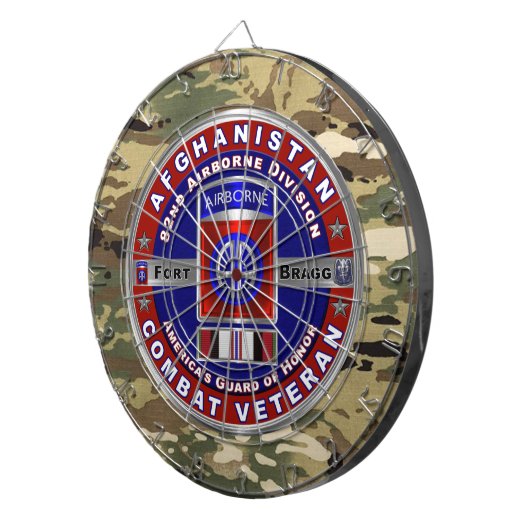 第82回空挺師団アフガニスタン退役軍人 ダーツボード (正面右)