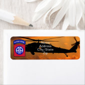 第82回ABN空挺師団退役軍人隊 ラベル (インサイチュ)