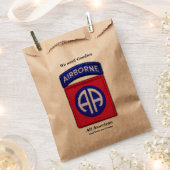 第82回ABN航空機搭載用ディビジョンベルトLRRP フェイバーバッグ (クリップ留めされた状態)